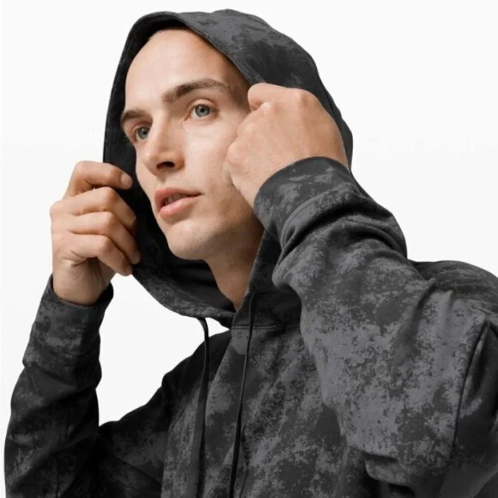 Lululemon Gray Camo City Sweat Pullover Hoodie - Large (2020) - Picture 4 of 9